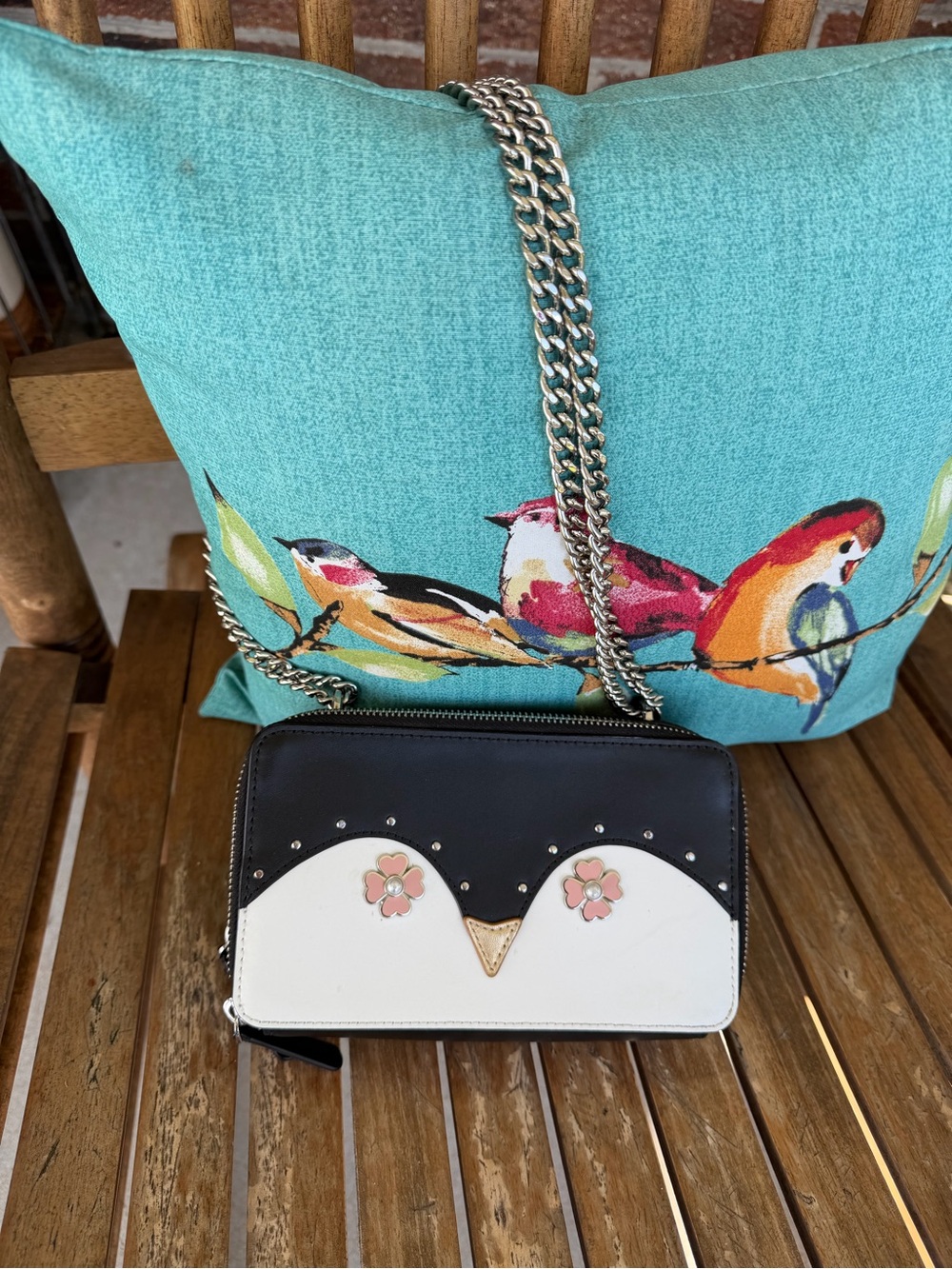Vintage Authetic Kate Spade Frosty Crossbody bag Rare